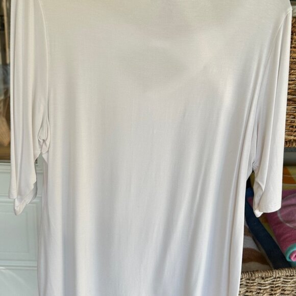 New - No Tags - Michael Tyler White Bow Tie Shirt - Size L - Picture 3 of 9